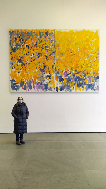 With Joan Mitchell